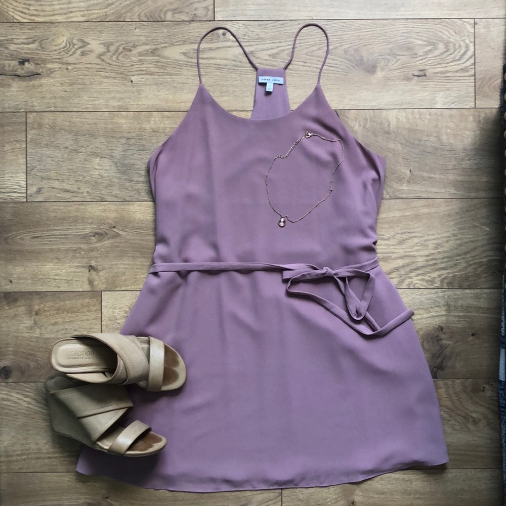 Light maroon/dusty rose dress